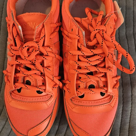 Saucony Women's Bright Orange Sneakers - Picture 2 of 9